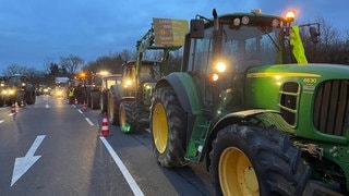 Landwirte protestieren in Bretten