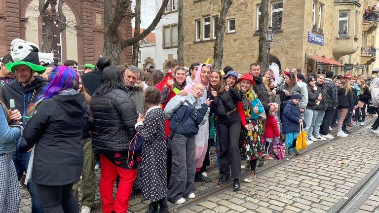 Fastnachts-Umzug im Karlsruher Stadtteil Durlach