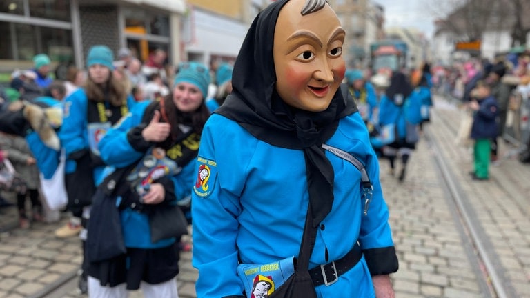 Fastnachtsumzug im Karlsruher Stadtteil Durlach