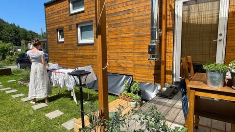 Die Idylle trügt in Waldbronn (Kreis Karlsruhe): Bewohner des fühlen sich durch neugierige Blicke in ihr Tiny House gestört.