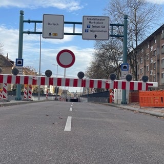 Der Karoline Luise Tunnel in Karlsruhe ist gesperrt.