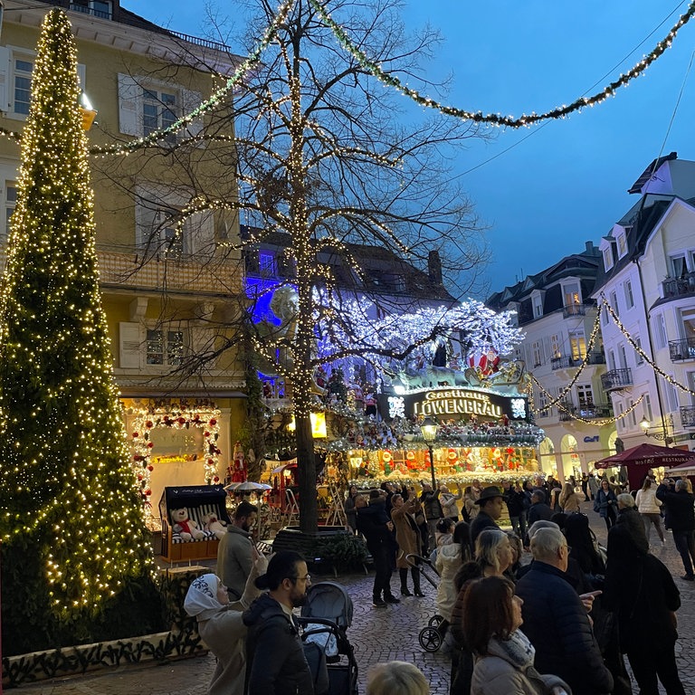 Weihnachtsdeko Löwenbräu Baden-Baden