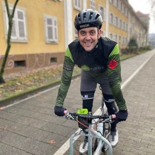 Michael Fuhrmann aus Karlsruhe hat sich den Weltmeister-Titel als Fahrradkurier geholt.