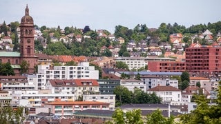 Blick über die Stadt Pforzheim