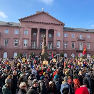 Tausende demonstrieren gegen die AfD in Karlsruhe