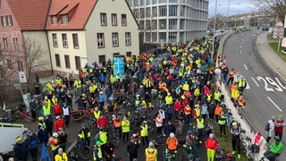 Demo in Pforzheim und Enzkreis nach dem Tod von Radaktivist Natenom für mehr Sicherheit im Straßenverkehr, Radverkehr