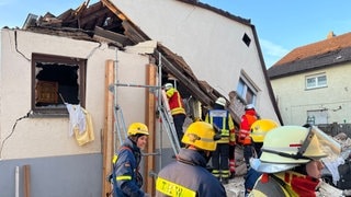 Haus in Stutensee eingestürzt