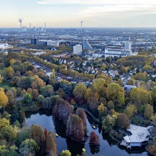 Luisenpark von oben