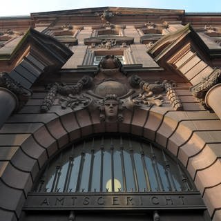 Die Fassade des Amtsgerichts in Mannheim