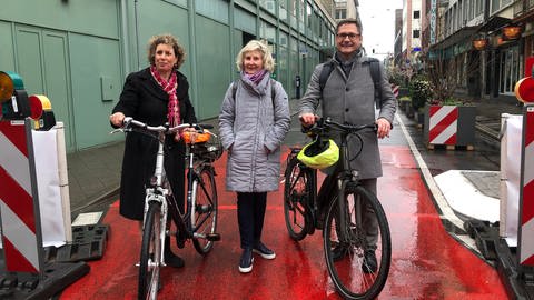 Mannheim eröffnet erste reine Fahrradstraße