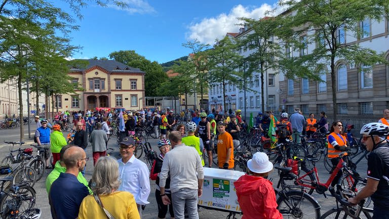 Der Radschnellweg Heidelberg-Mannheim steckt noch in der Planungsphase, mit einer Raddemo wird jetzt versucht, Druck zu machen