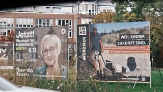 Wahlplakate Oberbürgermeisterwahl Heidelberg