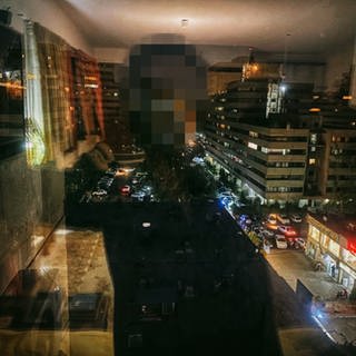 Blick auf die Straßen von Teheran