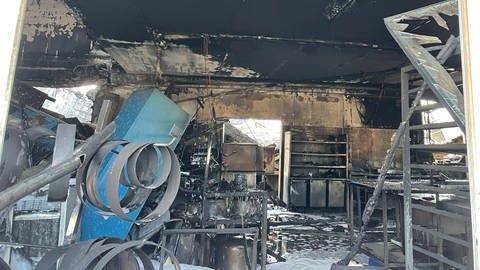 Brand in Großbäckerei Rutz