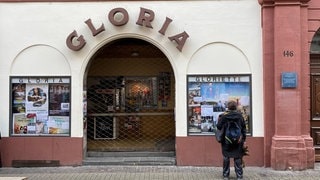 Eingang zu Kino "Gloria" und "Gloriette" in der Heidelberger Altstadt