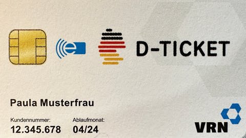 Das 49-Euro-Ticket als Plastikkarte