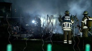 Aus bislang unbekannten Gründen haben mehrere Gartenhütten in Mannheim gebrannt.