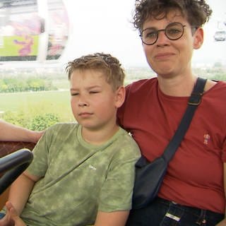 Eine Fahrt mit der Seilbahn auf der Mannheimer Buga ist besonders bei Familien beliebt.