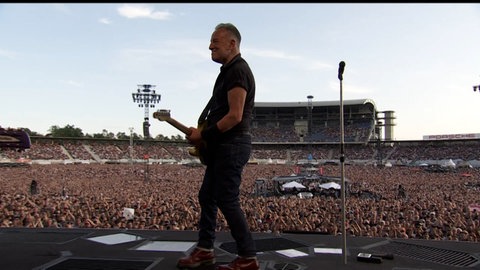 Bruce Springsteen beim Konzert auf dem Hockenheim Ring.