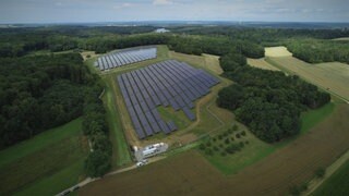 Solaranlage "Winterberg" aus der Luft