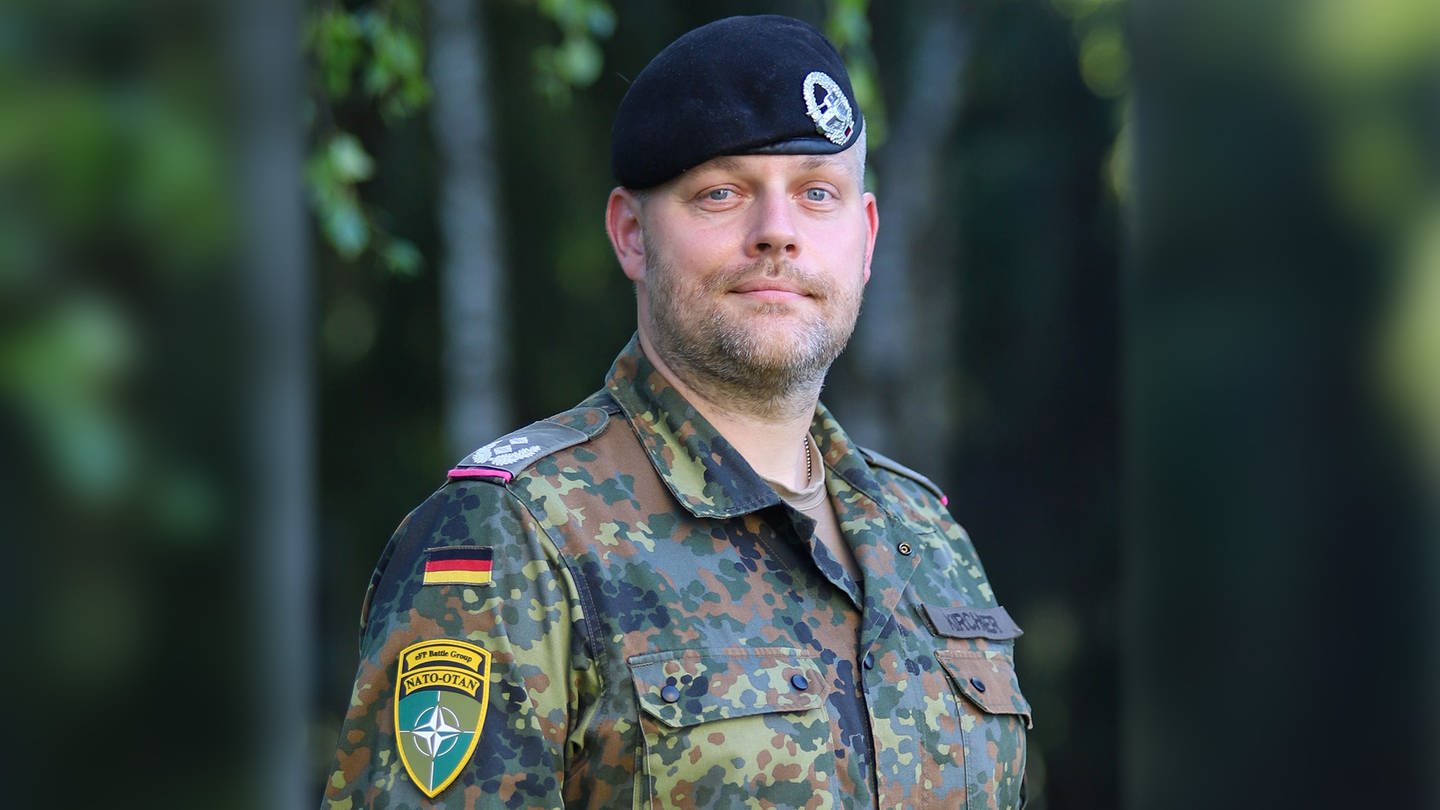 Oberstleutnant Andreas Kirchner in Uniform der Bundeswehr