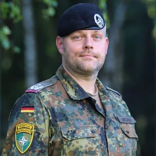 Oberstleutnant Andreas Kirchner in Uniform der Bundeswehr