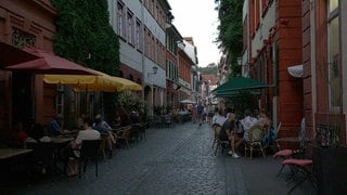 Die Untere Straße in Heidelberg