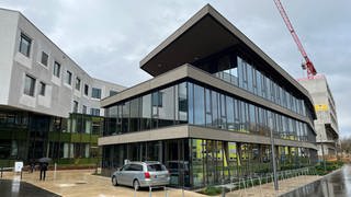 Der Naubau des NCT in Heidelberg von außen.