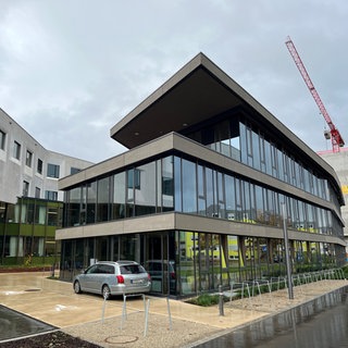 Der Naubau des NCT in Heidelberg von außen.