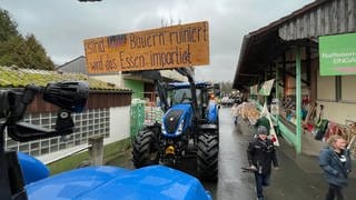 Bauern protestieren in Meckesheim