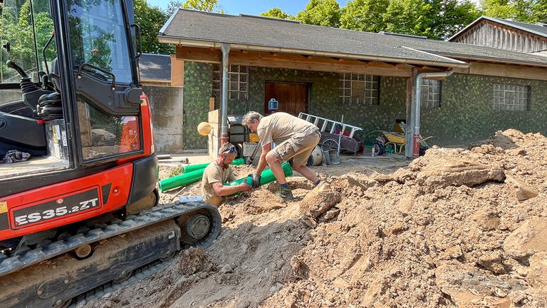 Baustelle Australienwiese Käguru-Gehege