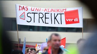 Streik am Heidelberger Uniklinikum (Archivbild)