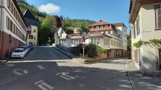 Blick auf das Dokumentationszentrum am Bremeneck in Heidelberg