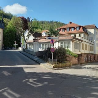 Blick auf das Dokumentationszentrum am Bremeneck in Heidelberg