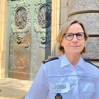 Ulrike Schäfer ist die Polizeipräsidentin vom Polizeipräsidium Mannheim.