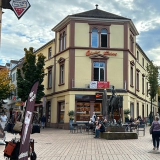 Weinheimer Innenstadt Fußgängerzone