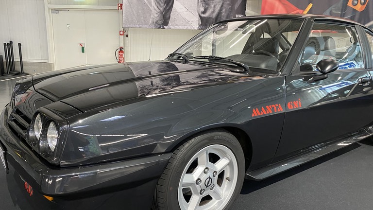 Opel Manta "GSI Exclusive" in Ausstellung in Sinsheim