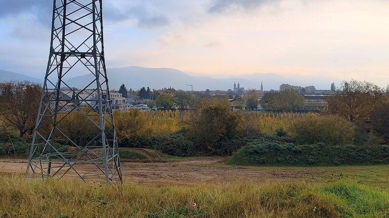 Baustelle der Landesstraße 597