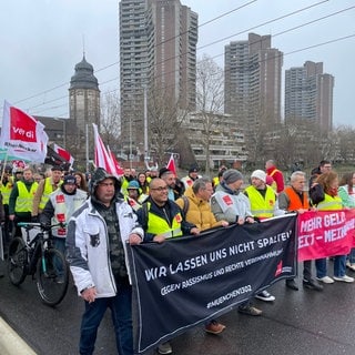 Warnstreik in Mannheim