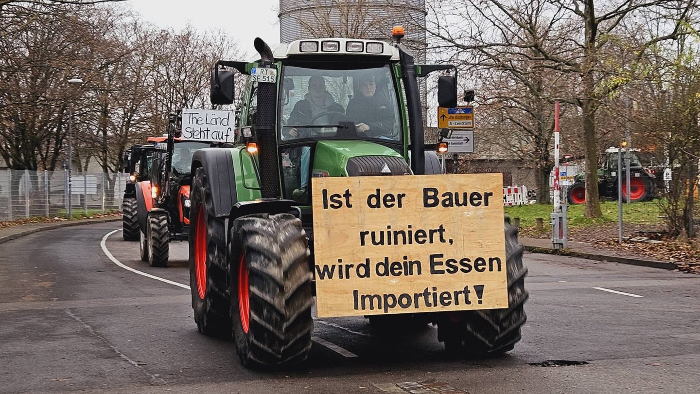 Traktordemo in Untergriesbach #traktordemo #bauerndemo