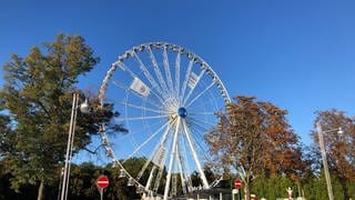 Der City Star in Ludwigsburg gilt als das größte mobile Riesenrad in Europa. 