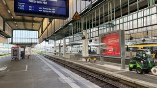 Streik am Bahnhof Stuttgart
