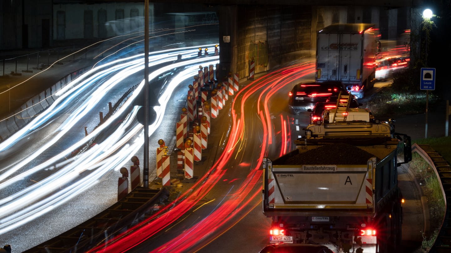 Seit Jahren wird der Leuze-Tunnel in Stuttgart saniert.