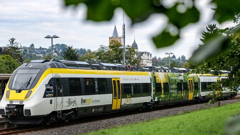 Erster Test von Batteriezug mit Fahrgästen auf Bahnstrecke zwischen Stuttgart und Horb