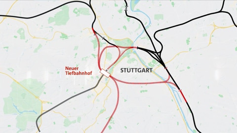 Karte zu Stuttgart 21