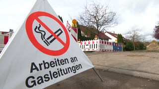 In Bietigheim-Bissingen müssen Gasleitungen repariert werden.