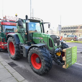 Landwirte demonstrieren gegen die Agrarpolitik in Stuttgart