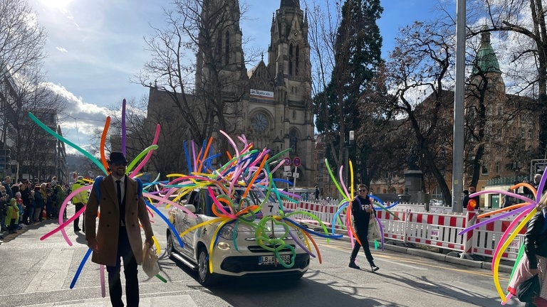 Faschingsumzug in Stuttgart 2024