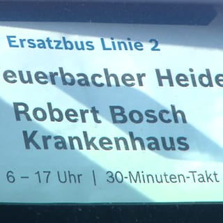 Zwei Bus-Shuttles als Ersatzverkehr hat das Robert-Bosch-Krankenhaus während der Streiktage eingerichtet.