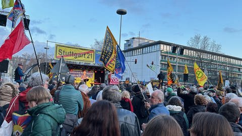 Die 700. Montagsdemonstration gegen Stuttgart 21